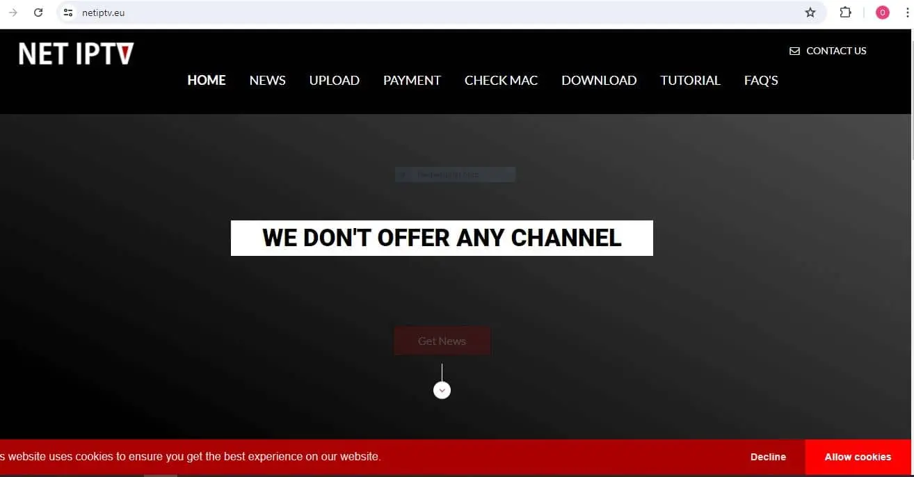 net iptv website