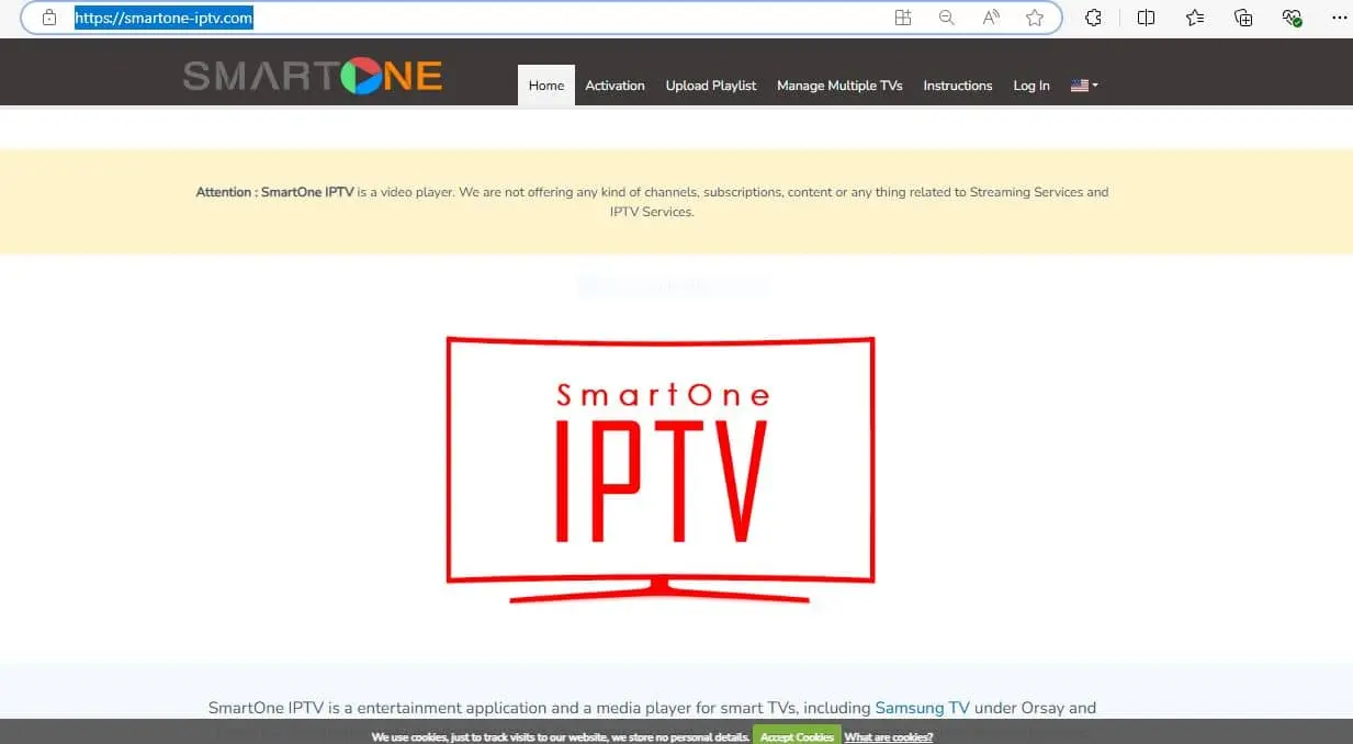 smart one iptv website